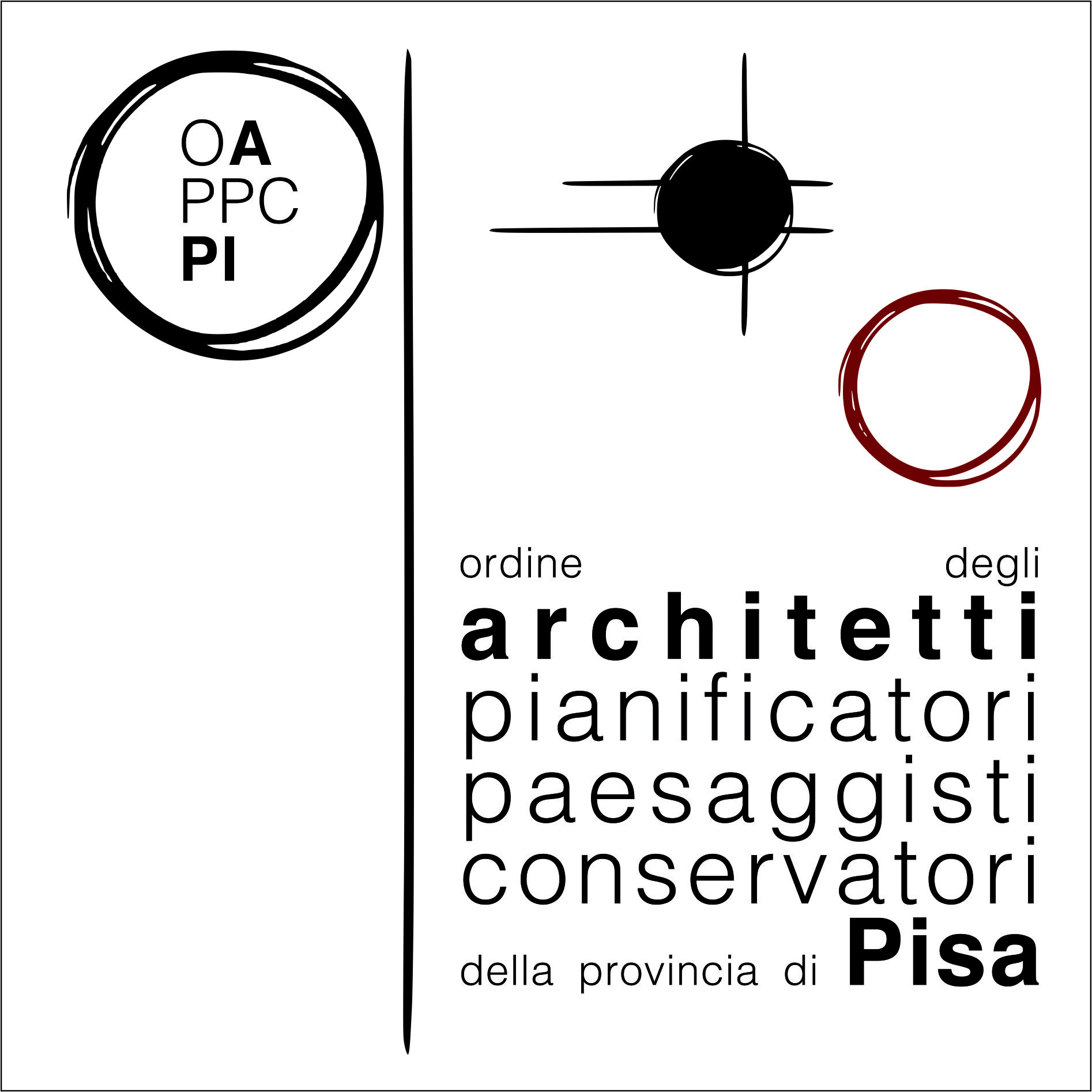 LOGO QUADRATO ORDINE ARCHITETTI PPC PISA 1 TeknoinForma
