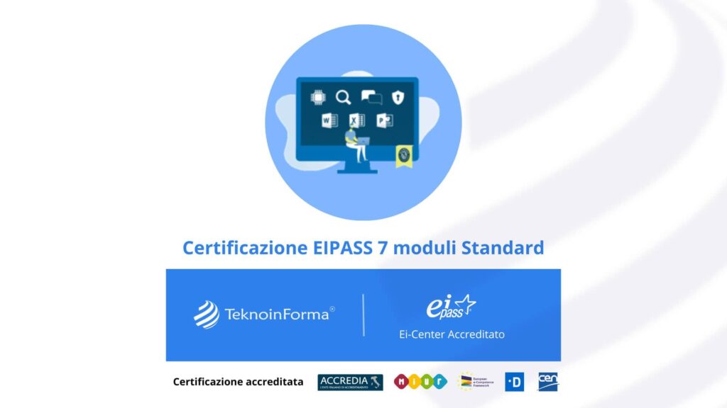 certificazione EIPASS 7 moduli standard teknoinforma