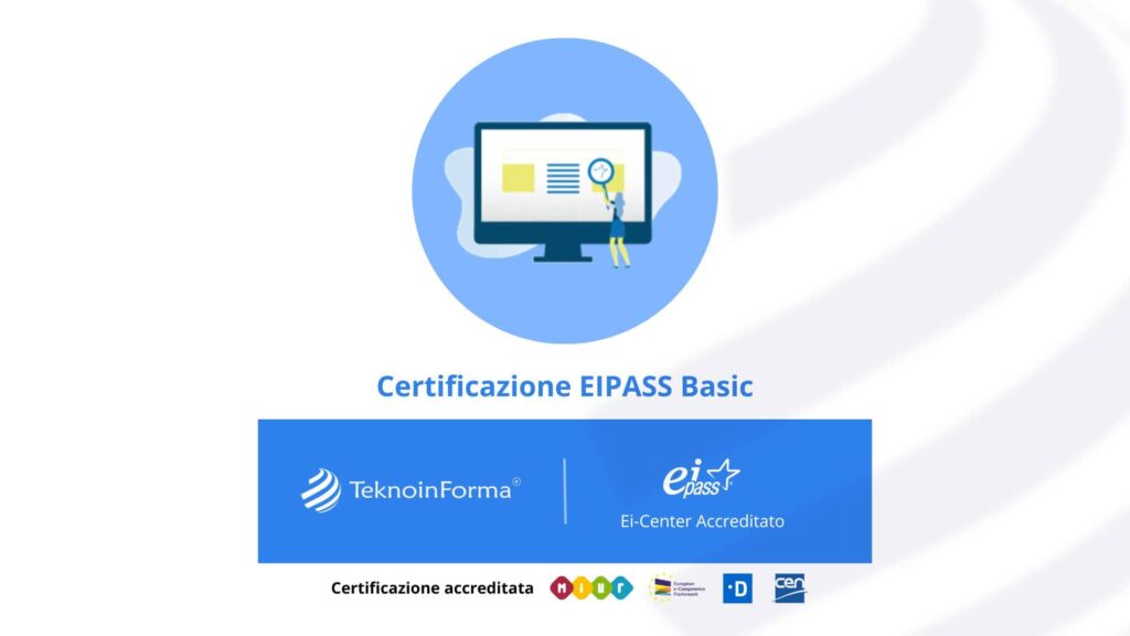 certificazione EIPASS basic teknoinforma