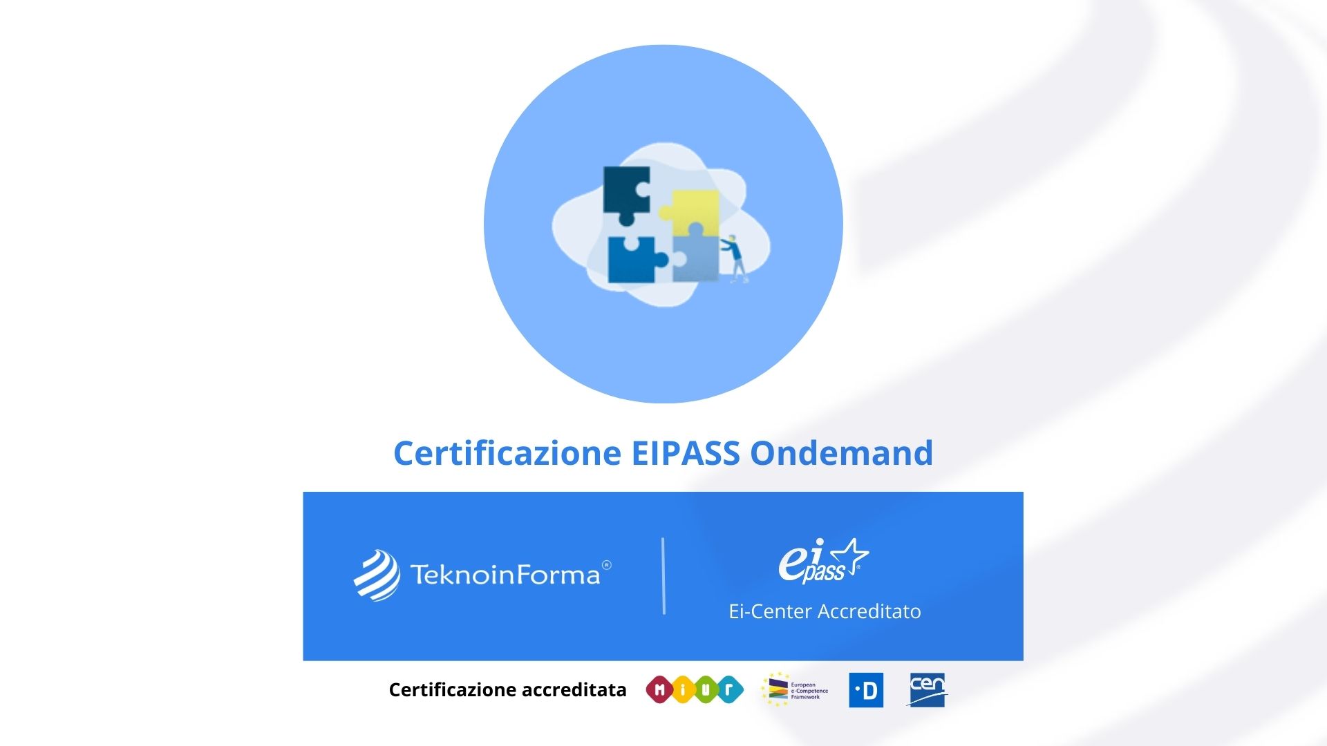 La Scheda Di Rete è Eipass Certificazione EIPASS Ondemand - TeknoinForma Ei-Center