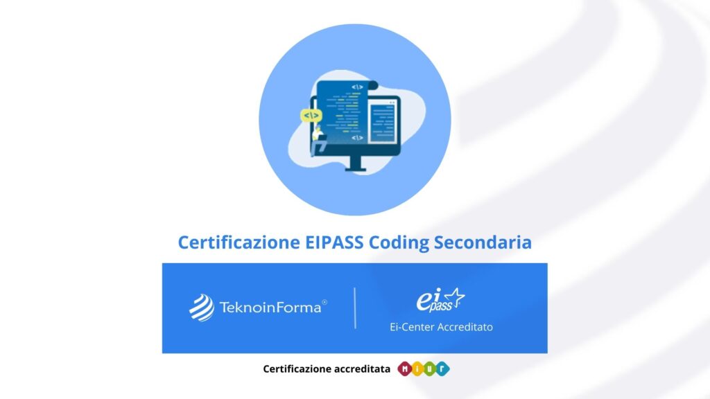 Certificazione EIPASS Coding Secondaria TeknoinForma